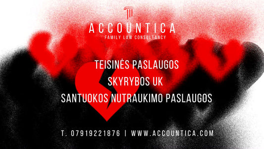 Alimentų priteisimas.Nepilnamečių vaikų teisės.Turto padalijimas.Santuokos nutraukimas.Šeimos teisė