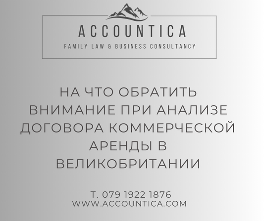 Проверка договора коммерческой аренды в Великобритании. Анализ договора аренды. Юридическая экспертиза договора аренды.
