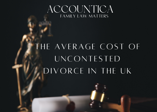 Average Costs of Uncontested Divorce in the UK