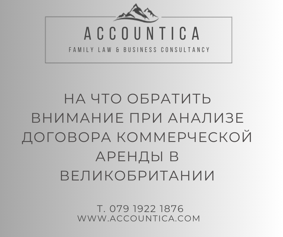 Проверка договора коммерческой аренды в Великобритании. Анализ договора аренды. Юридическая экспертиза договора аренды. 
